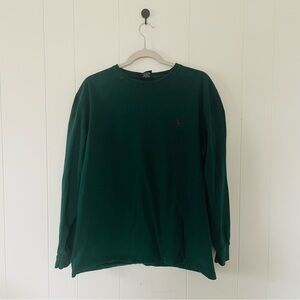 Polo Ralph Lauren Dark Green Long Sleeve Tee